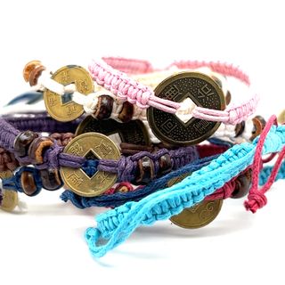 Knotted Coin Bracelet