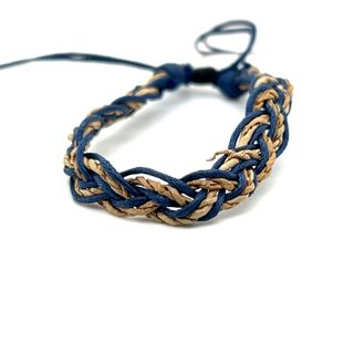 
                  
                    A Super Silver Colorful Braided Bracelet on a white background.
                  
                