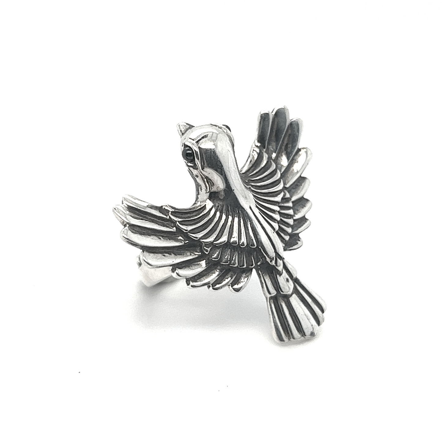 A bold, Statement Sparrow Ring on a white background.