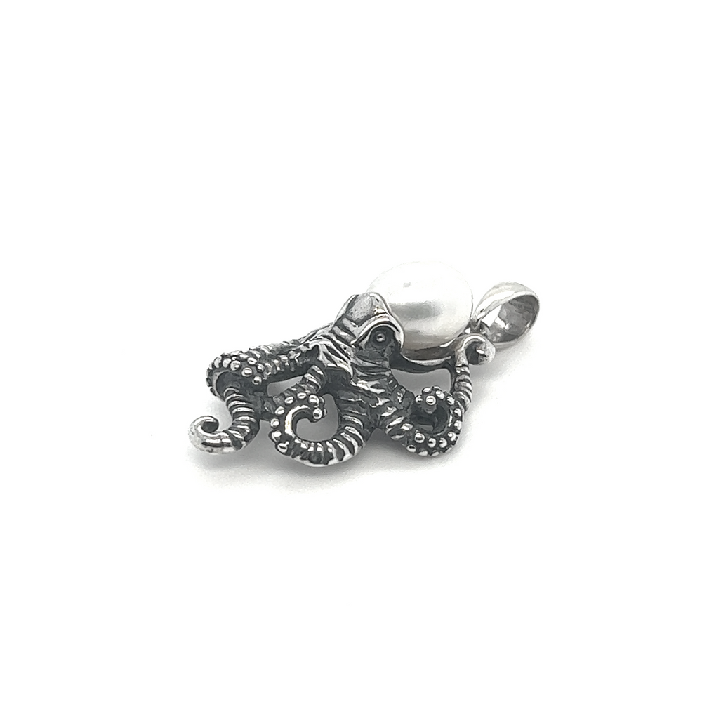 Enchanting Octopus Pendant With Pearl