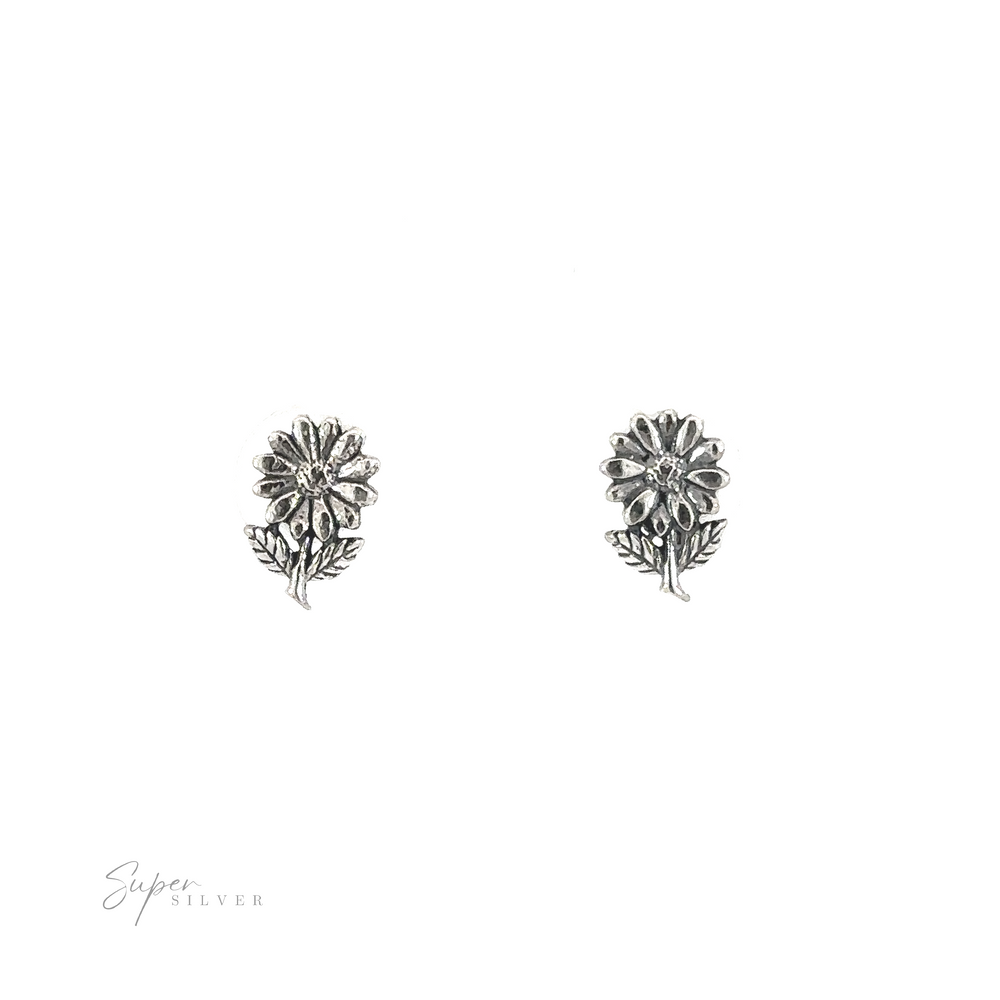 The Daisy Studs are made of .925 Sterling Silver, offering a delicate floral delight.