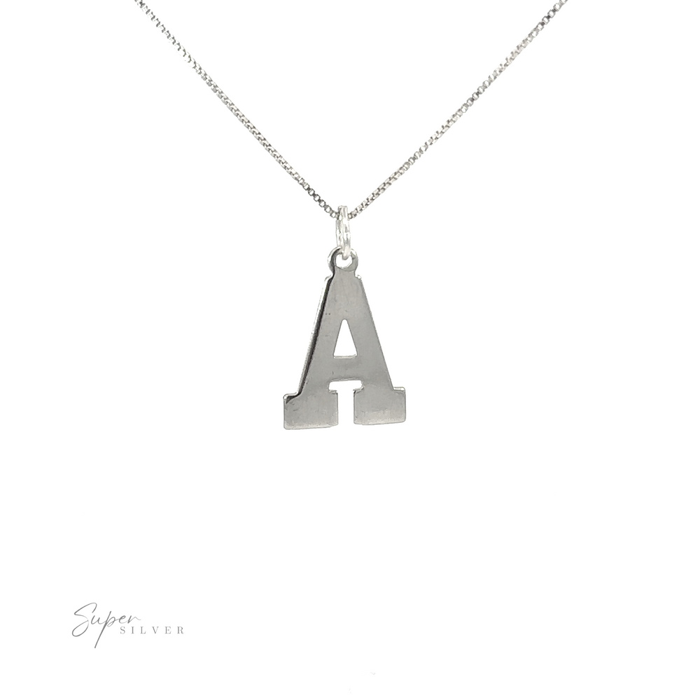 
                  
                    This .925 Sterling Silver necklace features personalized Alphabet Charms with the letter "a".
                  
                