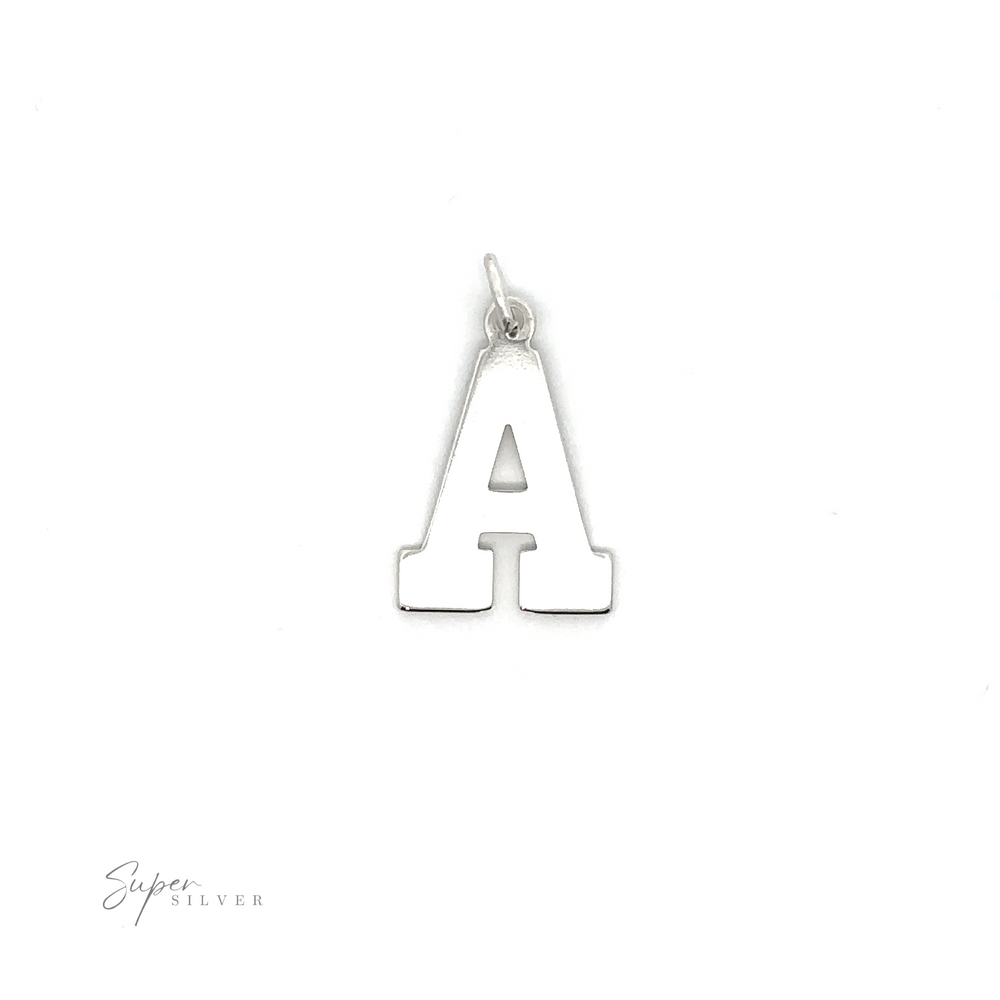 
                  
                    A personalized .925 sterling silver Alphabet Charms on a white background.
                  
                