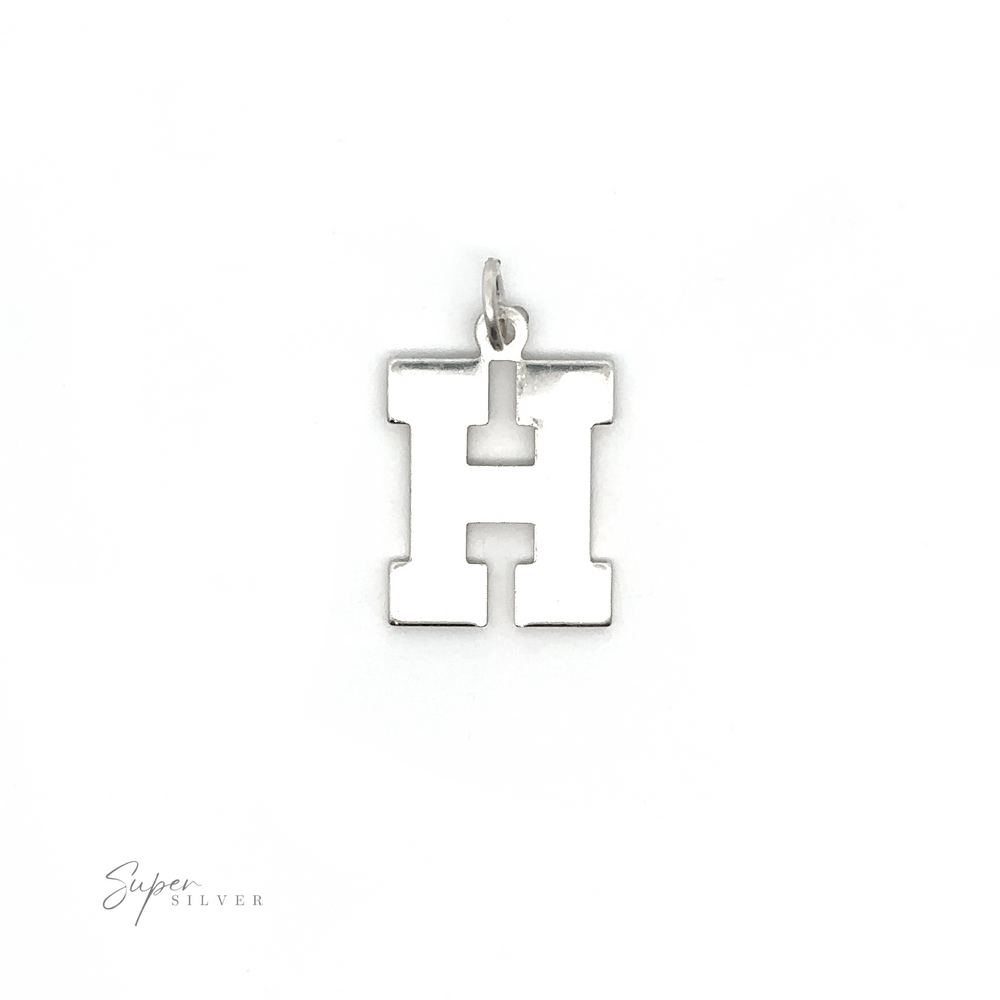 
                  
                    A personalized Alphabet Charms made of .925 Sterling Silver, featuring the letter H.
                  
                