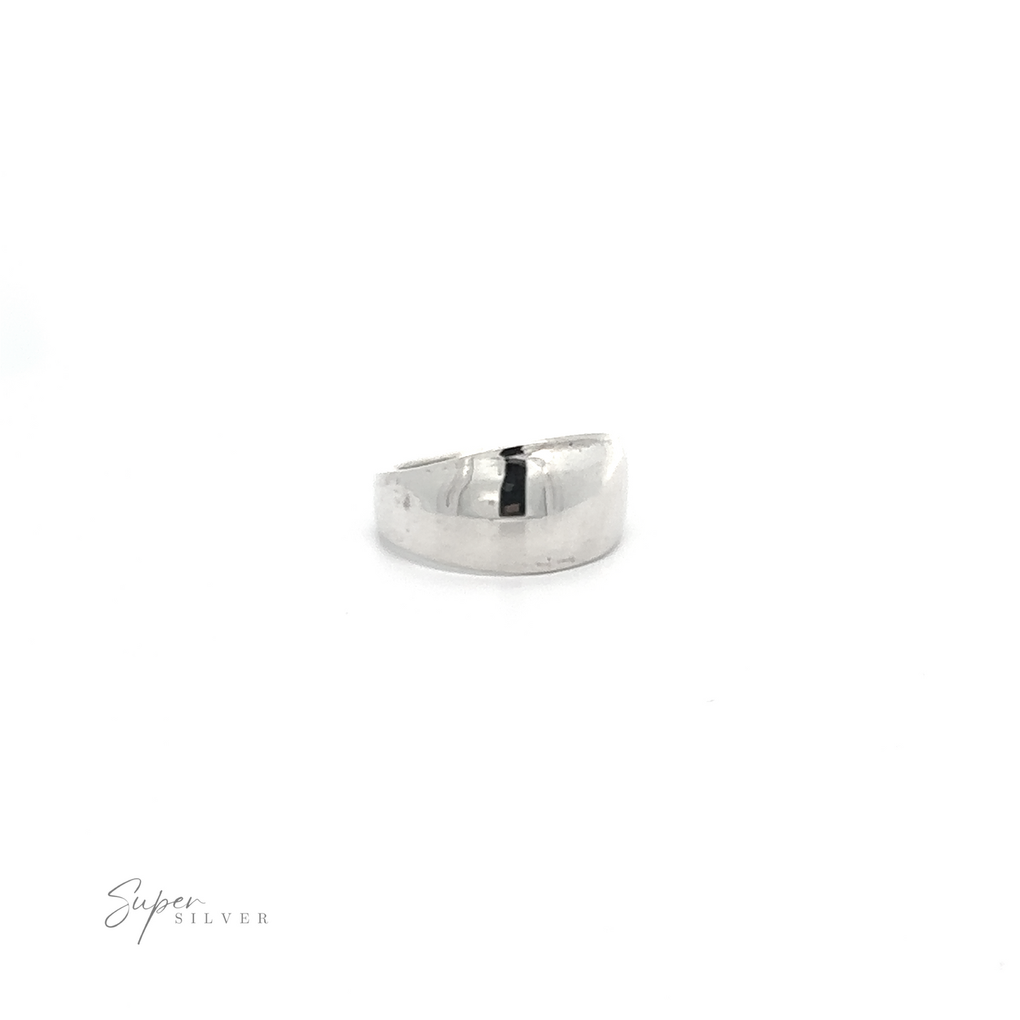 
                  
                    A minimalist design of a Silver Dome Ring on a white background.
                  
                