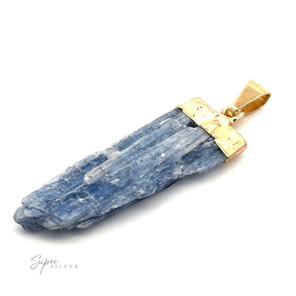 
                  
                    Close-up of a Raw Crystal Pendant With Gold Cap, displayed against a white background.
                  
                