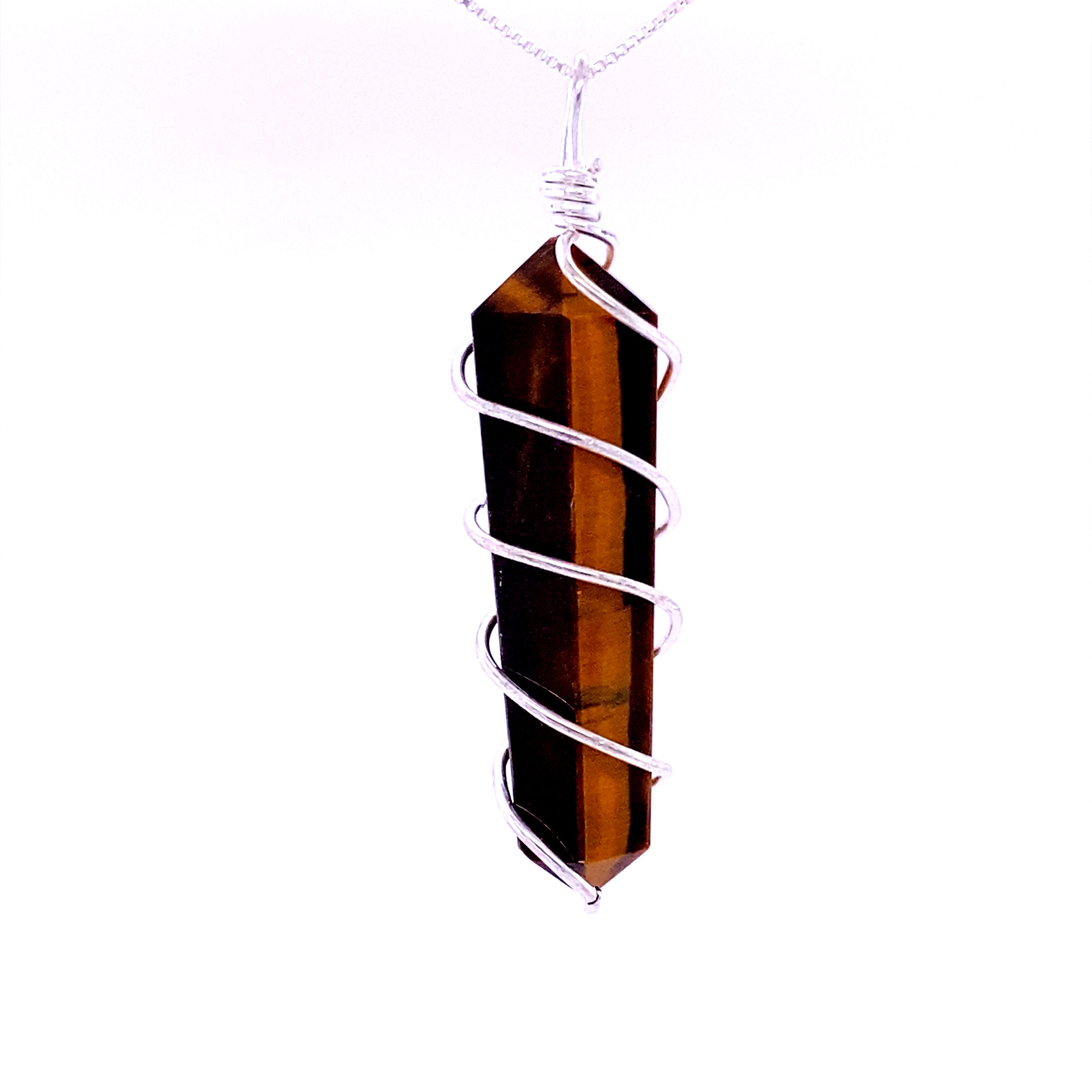 Wire Wrapped Stone Pendant