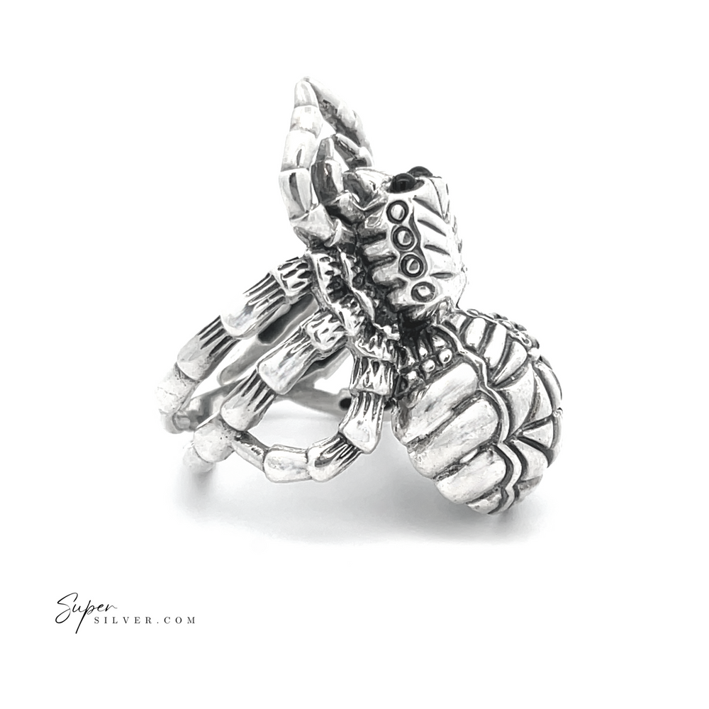 
                  
                    Adjustable Statement Spider Ring crafted in sterling silver, featuring intricate detailing that exemplifies exquisite handcrafted jewelry artistry.
                  
                