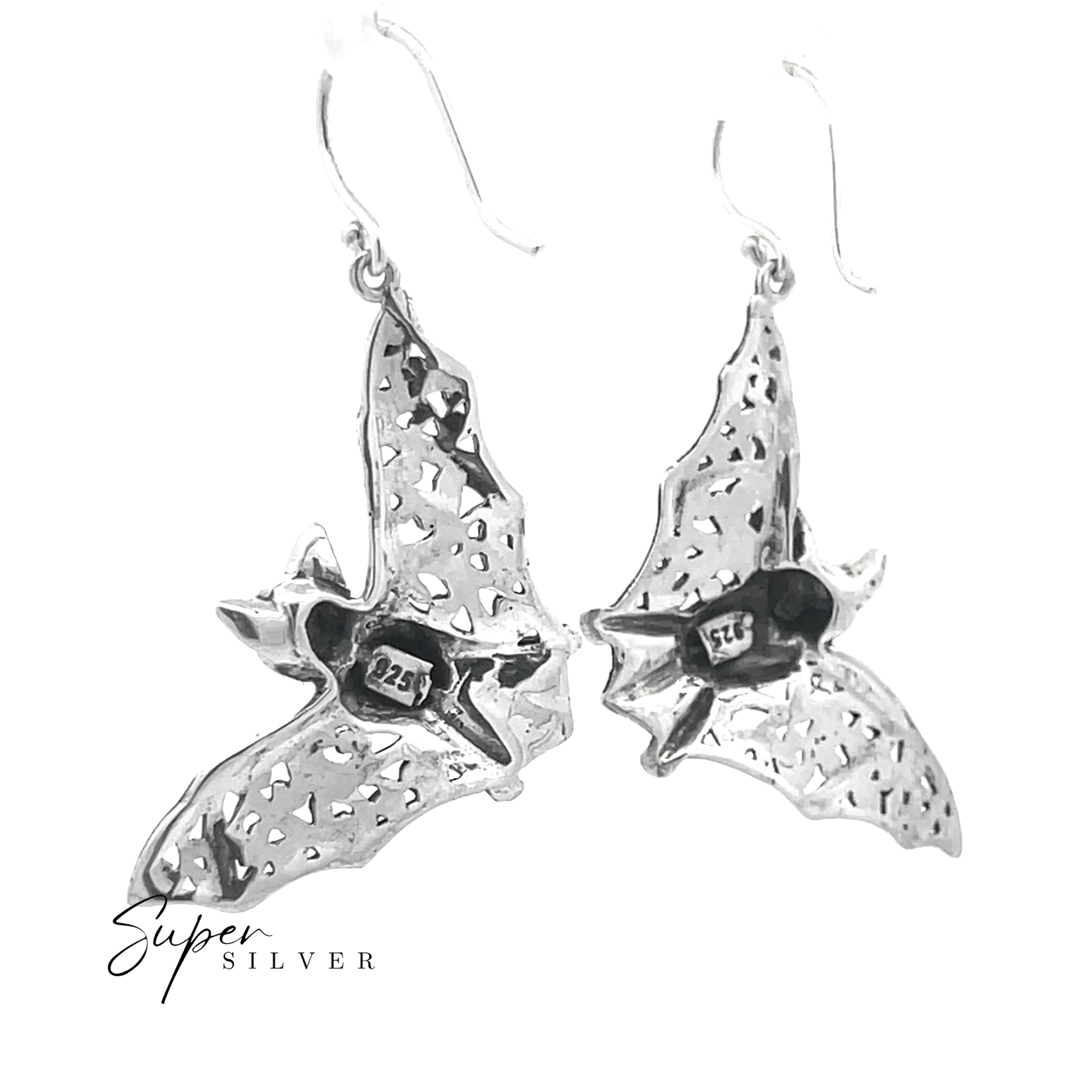 Filigree Bat Earrings