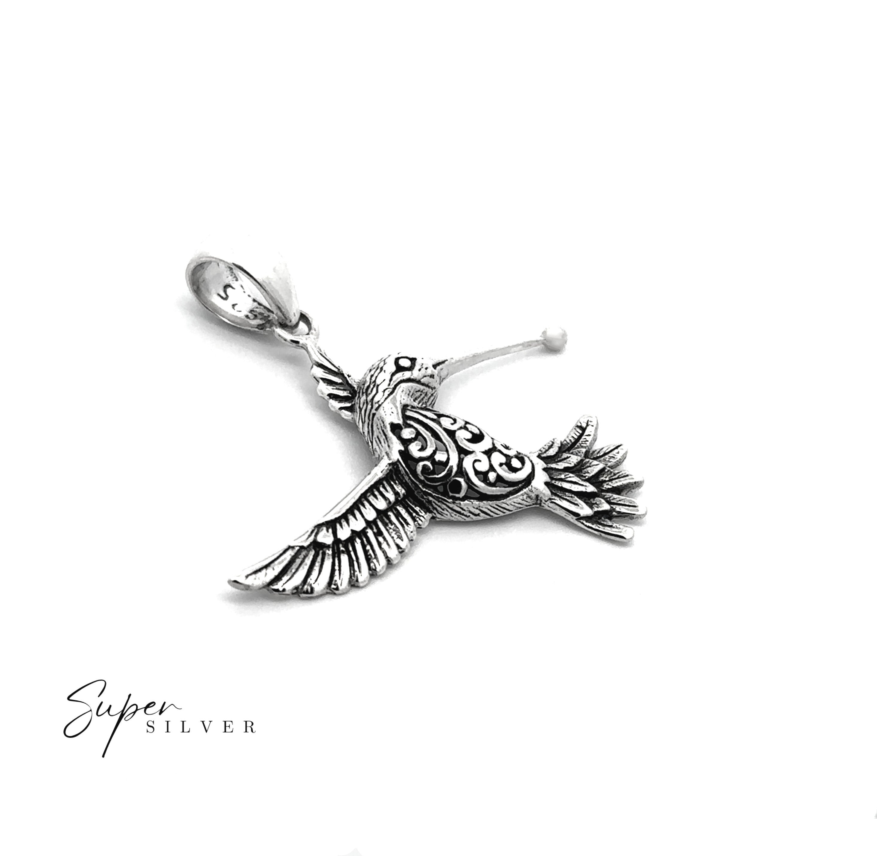 Filigree Hummingbird Pendant