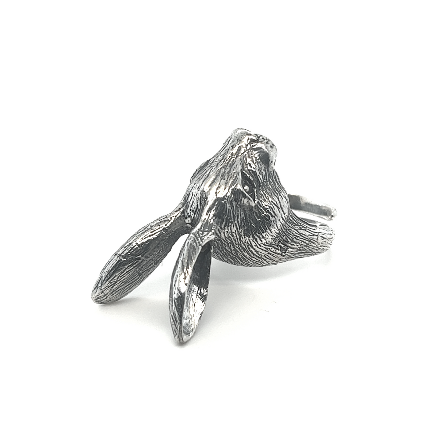 Designer Rabbit Ring – Super Silver