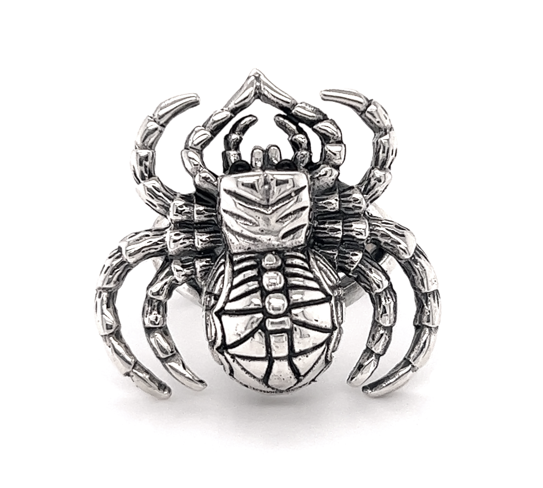Unusual Silver And Amber Spider Ring - Rings from Cavendish Jewellers Ltd UK