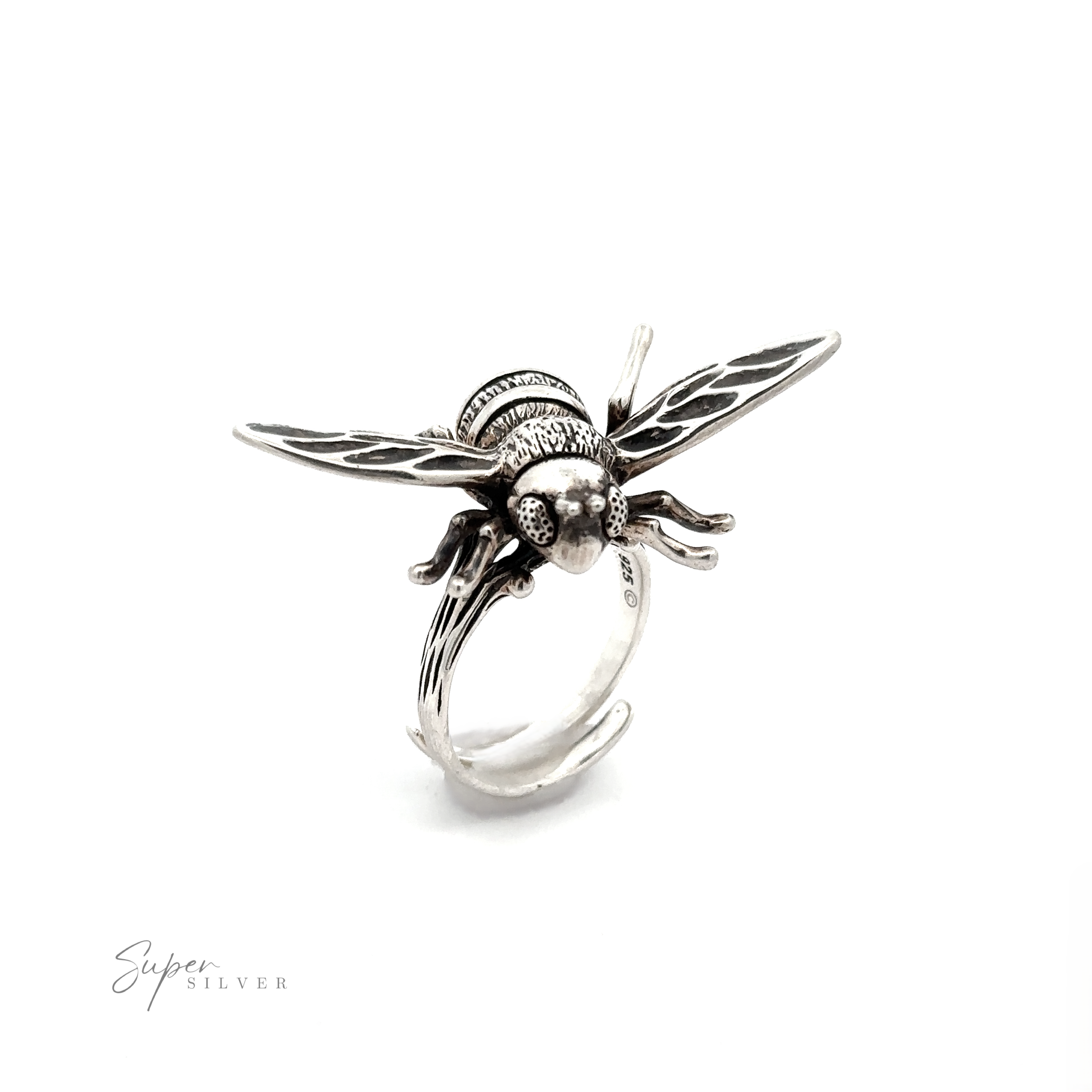 925 bee silver ring discount