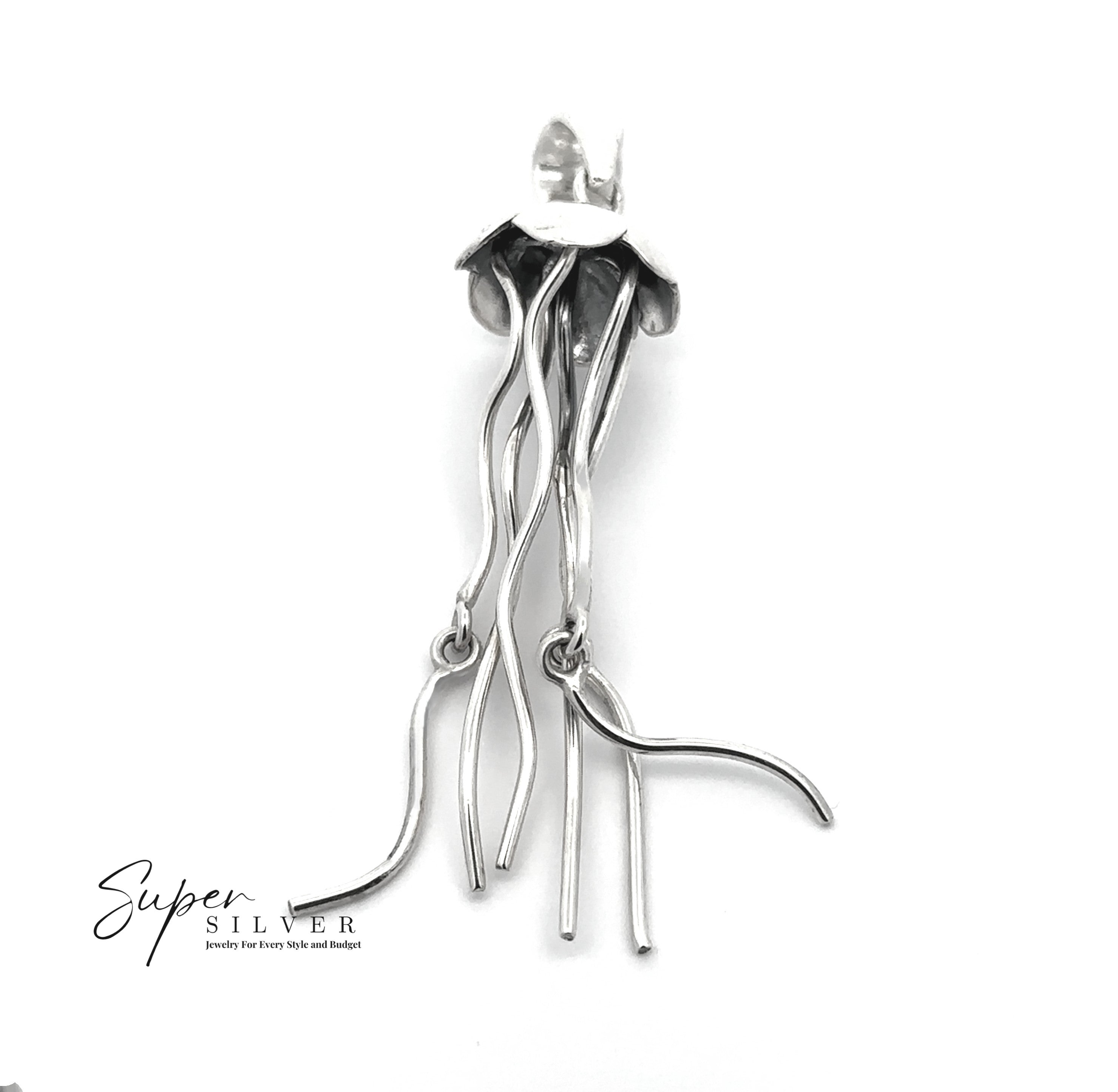 Moving Tentacle Jellyfish Pendant