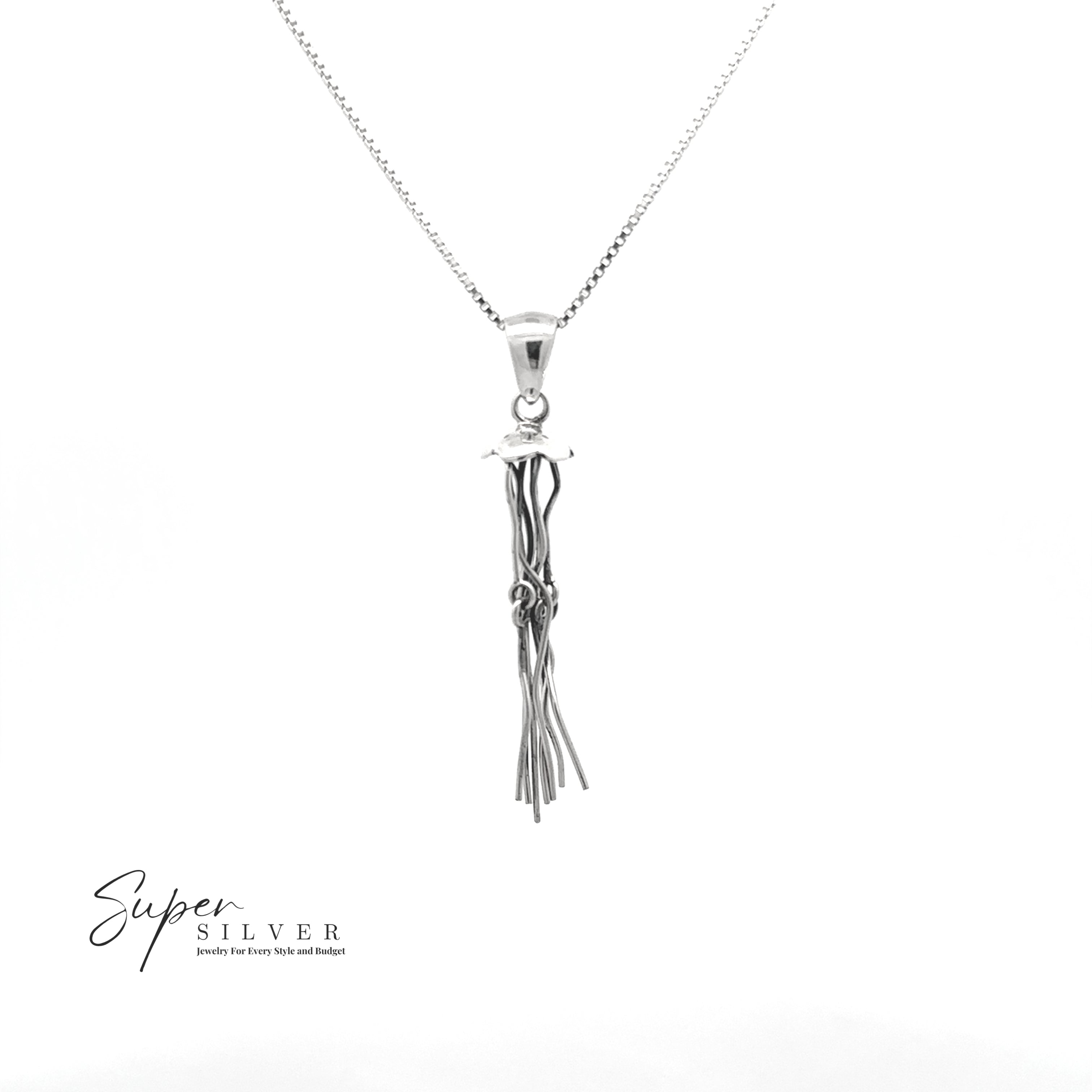 Moving Tentacle Jellyfish Pendant