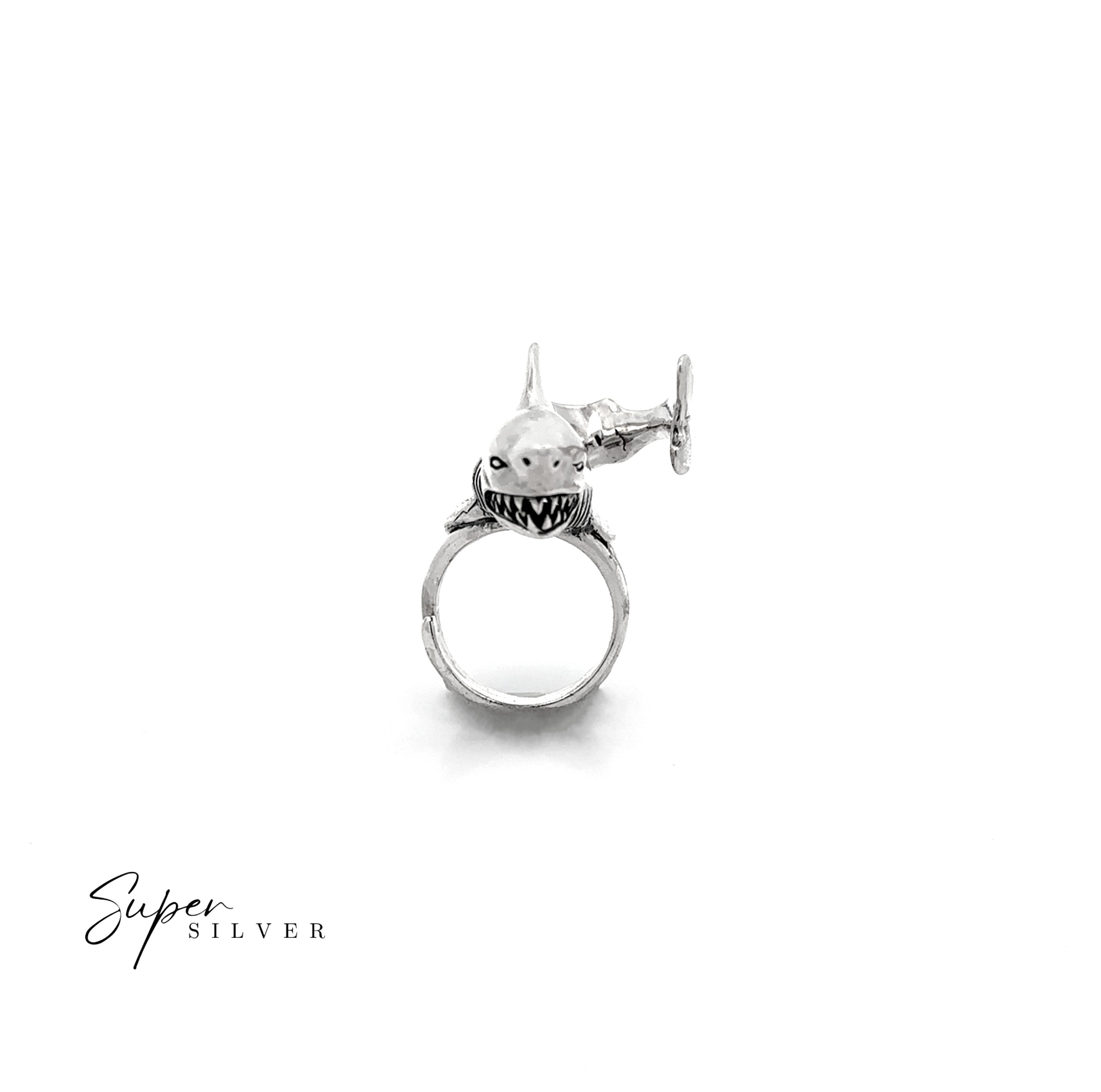 Fierce Great White Shark Ring