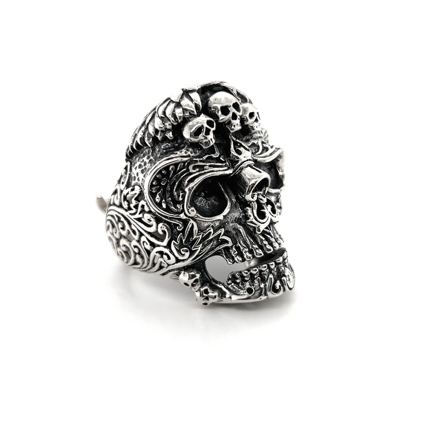 
                  
                    A statement piece, Exquisite Skull Ring.
                  
                