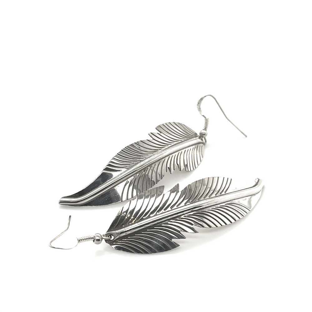 
                  
                    Striking Native American Feather Earrings
                  
                