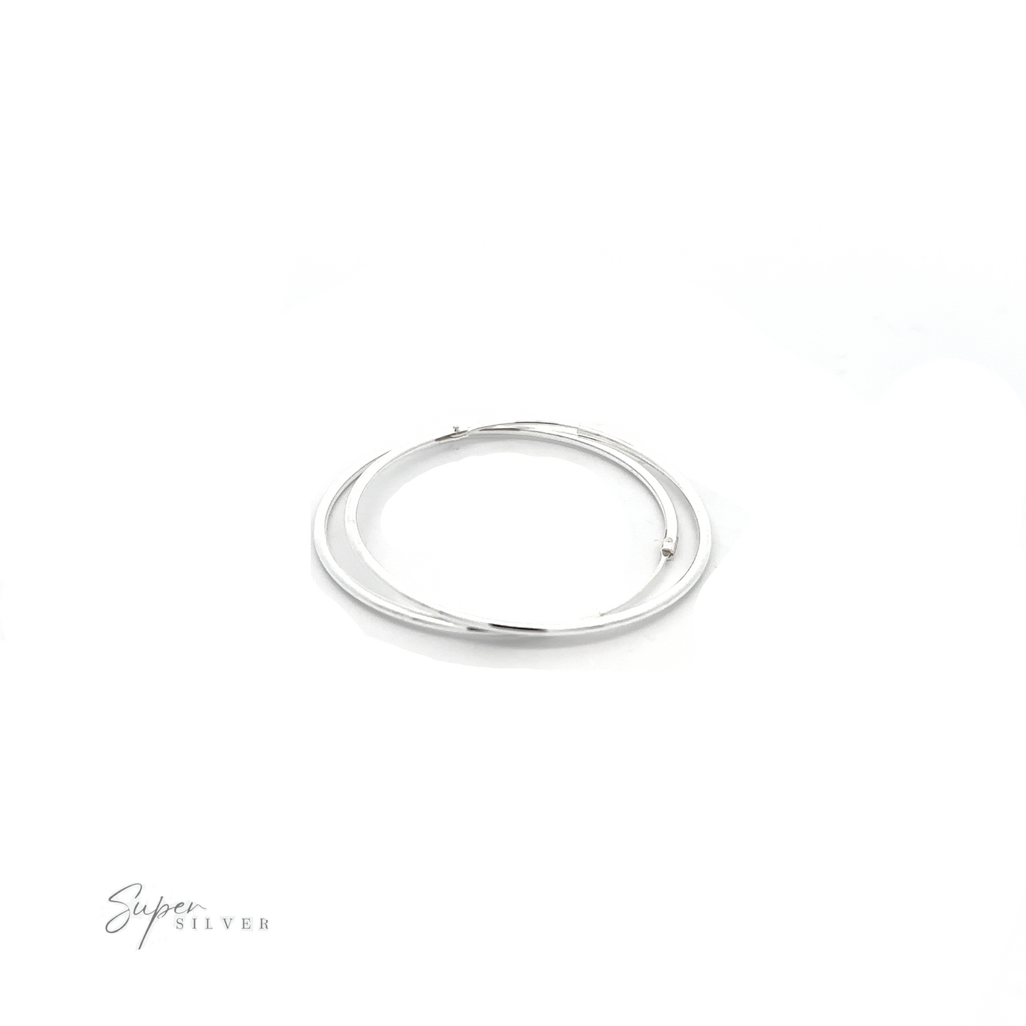 
                  
                    A versatile 1.5mm Infinity Hoops on a white background, adding a minimalist flair to any outfit.
                  
                