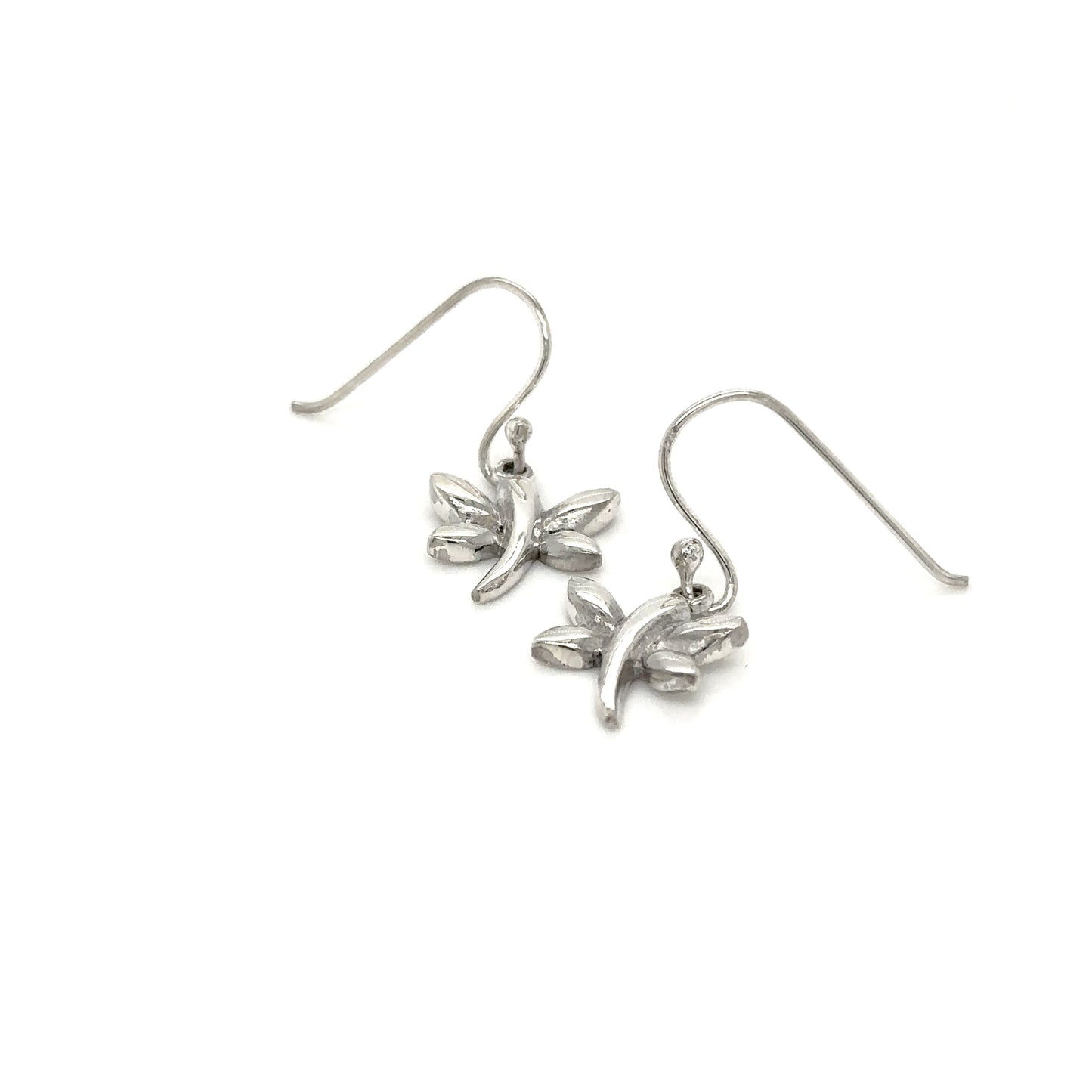 
                  
                    Delightful Super Silver Dragonfly Earrings on a white background.
                  
                