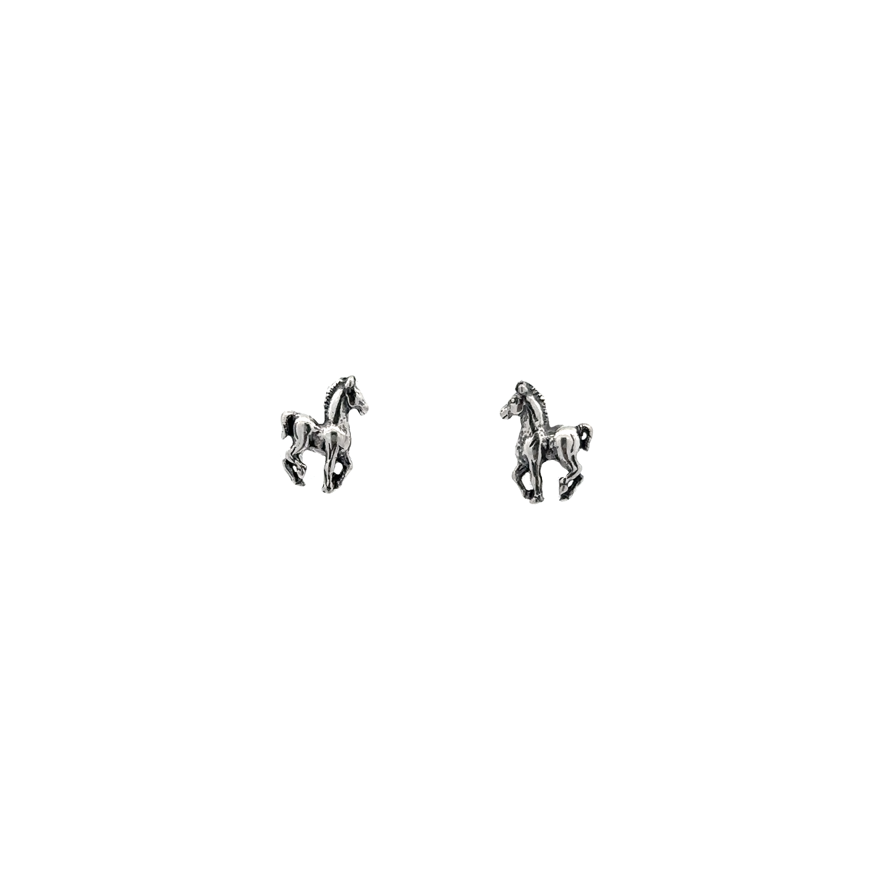 A pair of Horse Studs on a white background.