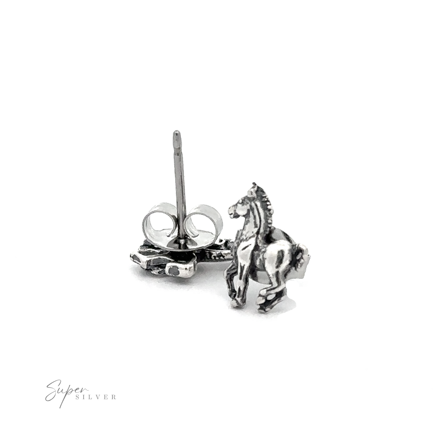 A pair of Horse Studs on a white background.
