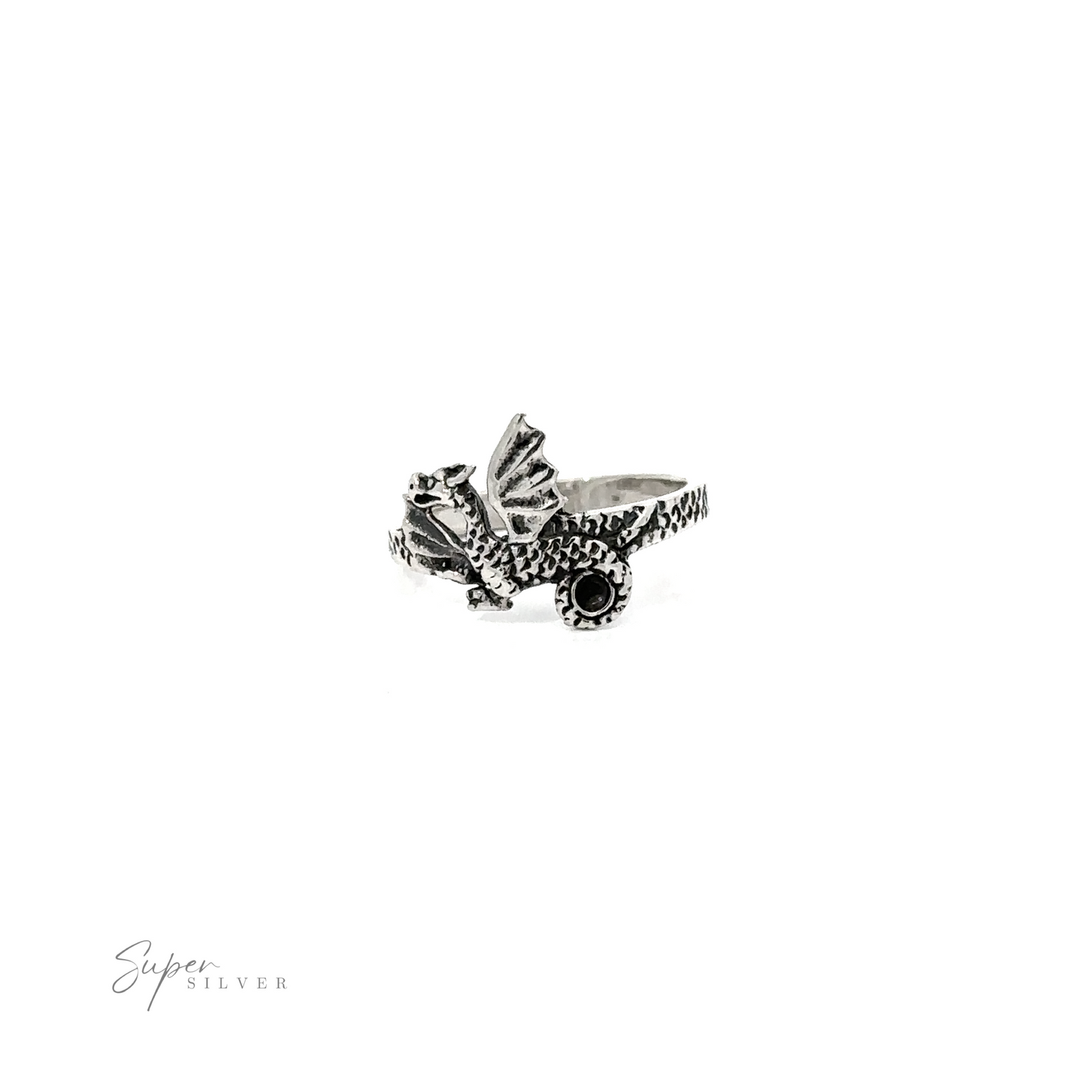 
                  
                    A silver Dragon Ring, perfect for the fantasy lover.
                  
                