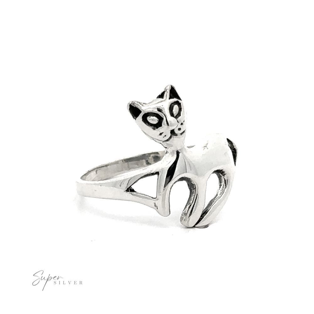 An adorable addition to your jewelry collection, this Silver Cat Ring is simply purr-fect.