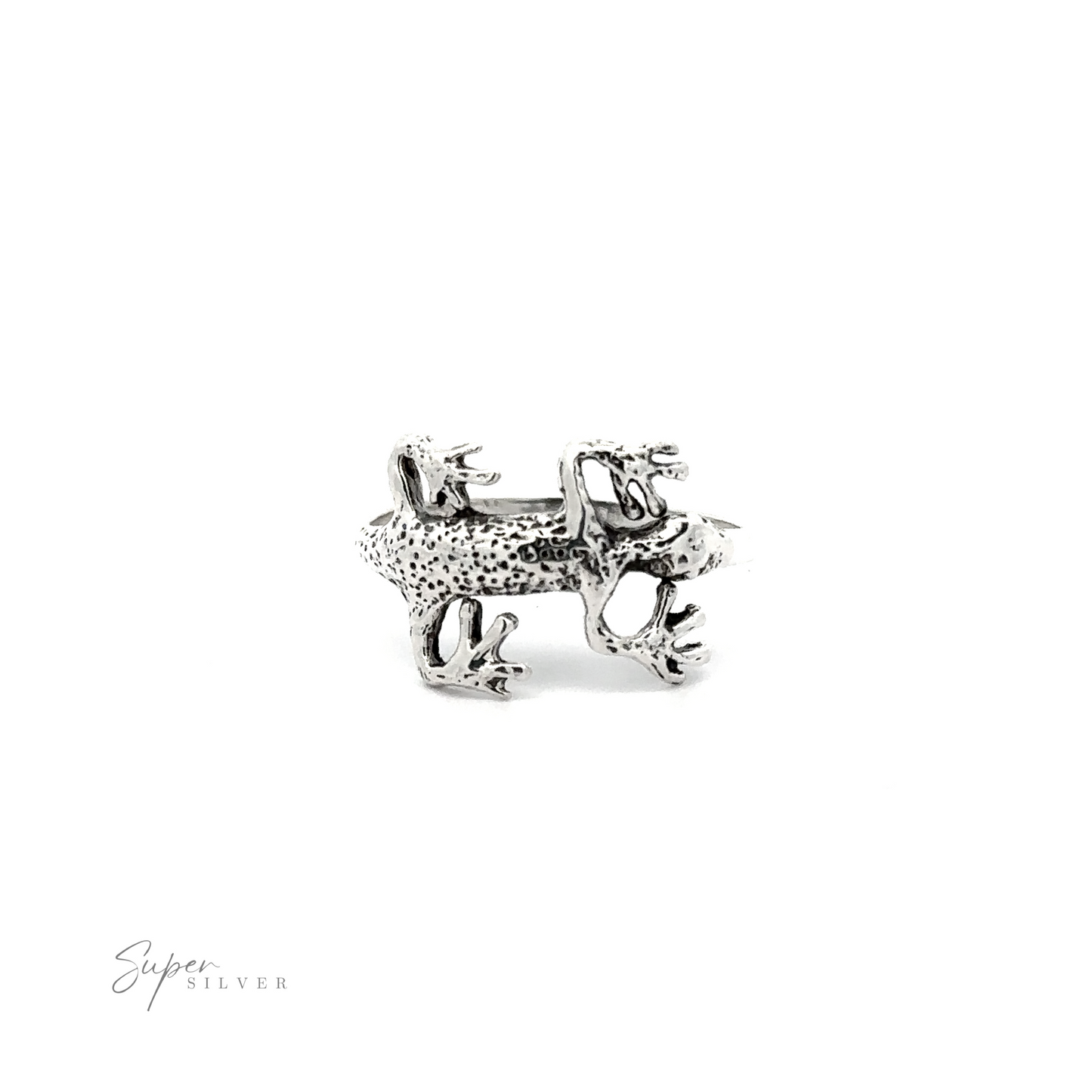 
                  
                    A Sterling Silver wrap-around Lizard Ring, perfect for everyday wear.
                  
                