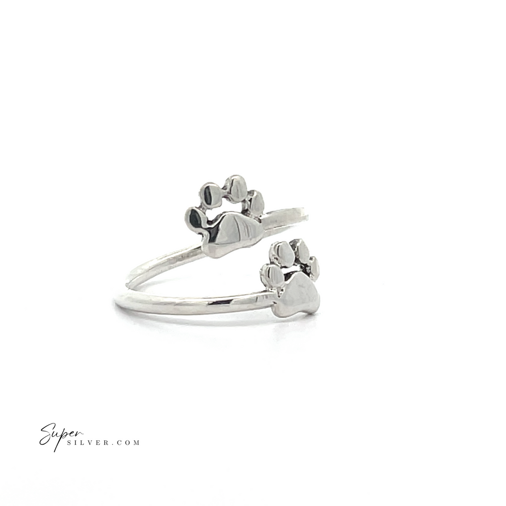 
                  
                    The Paw Print Adjustable Ring is crafted from sterling silver and features a delightful paw print design, making it an ideal choice for any pet lover.
                  
                