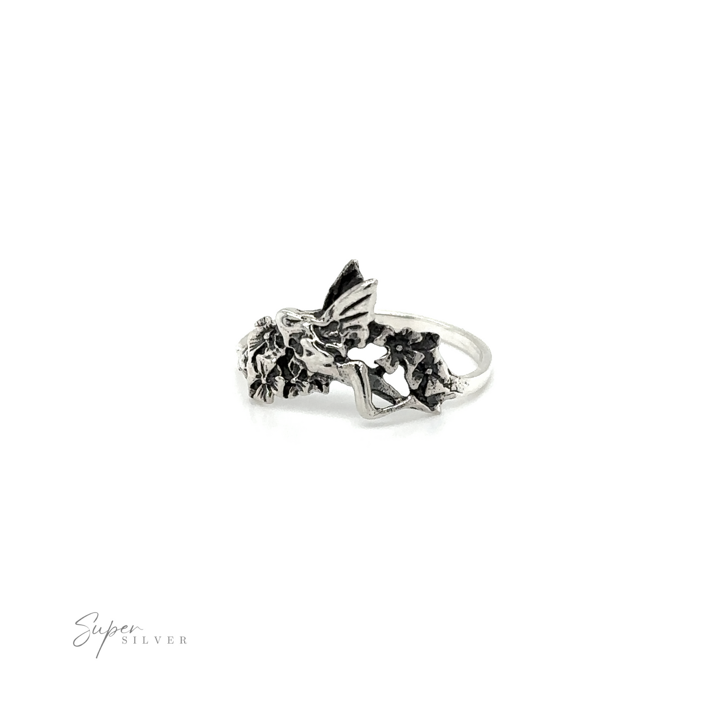 An enchanting Garden Fairy Ring with a floral charm.