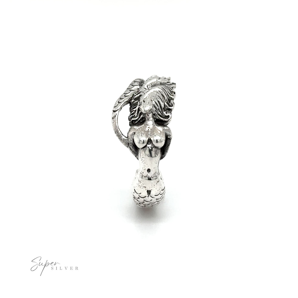 
                  
                    A enchanting Mermaid Ring with Swirly Tail, reminiscent of the ocean.
                  
                