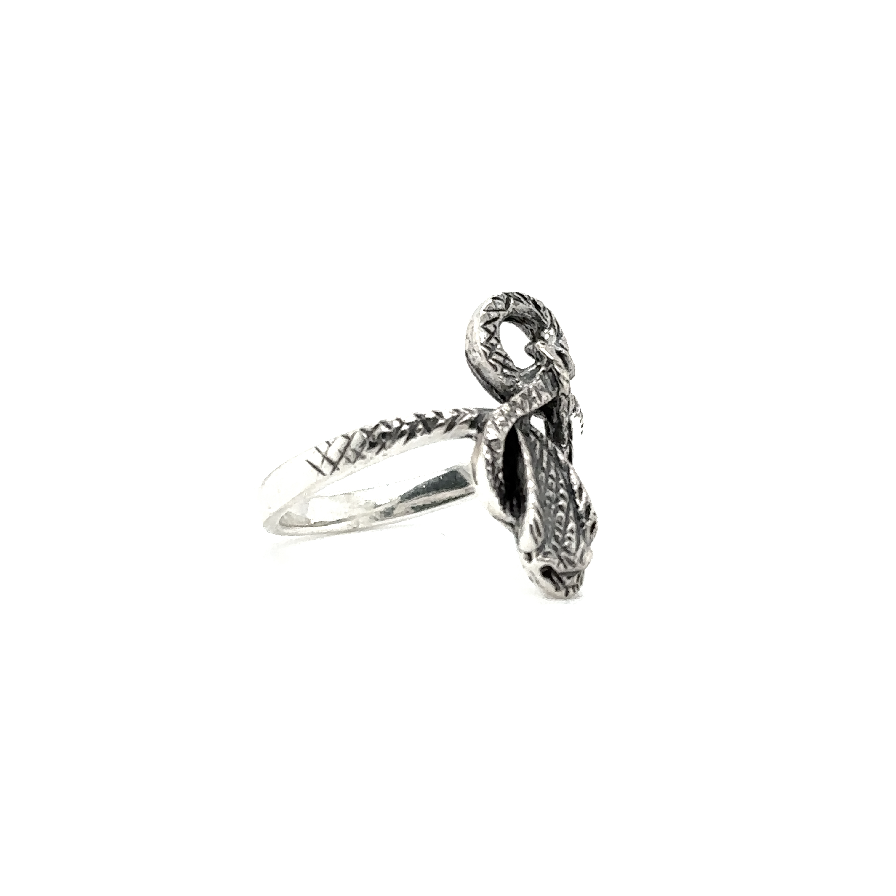 Coiled Cobra Snake Ring