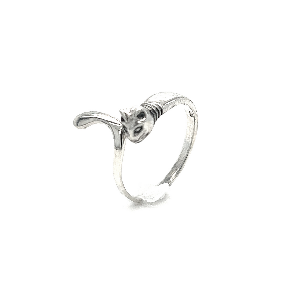 A Wrap-Around Cat Ring, perfect for cat lovers seeking protection.