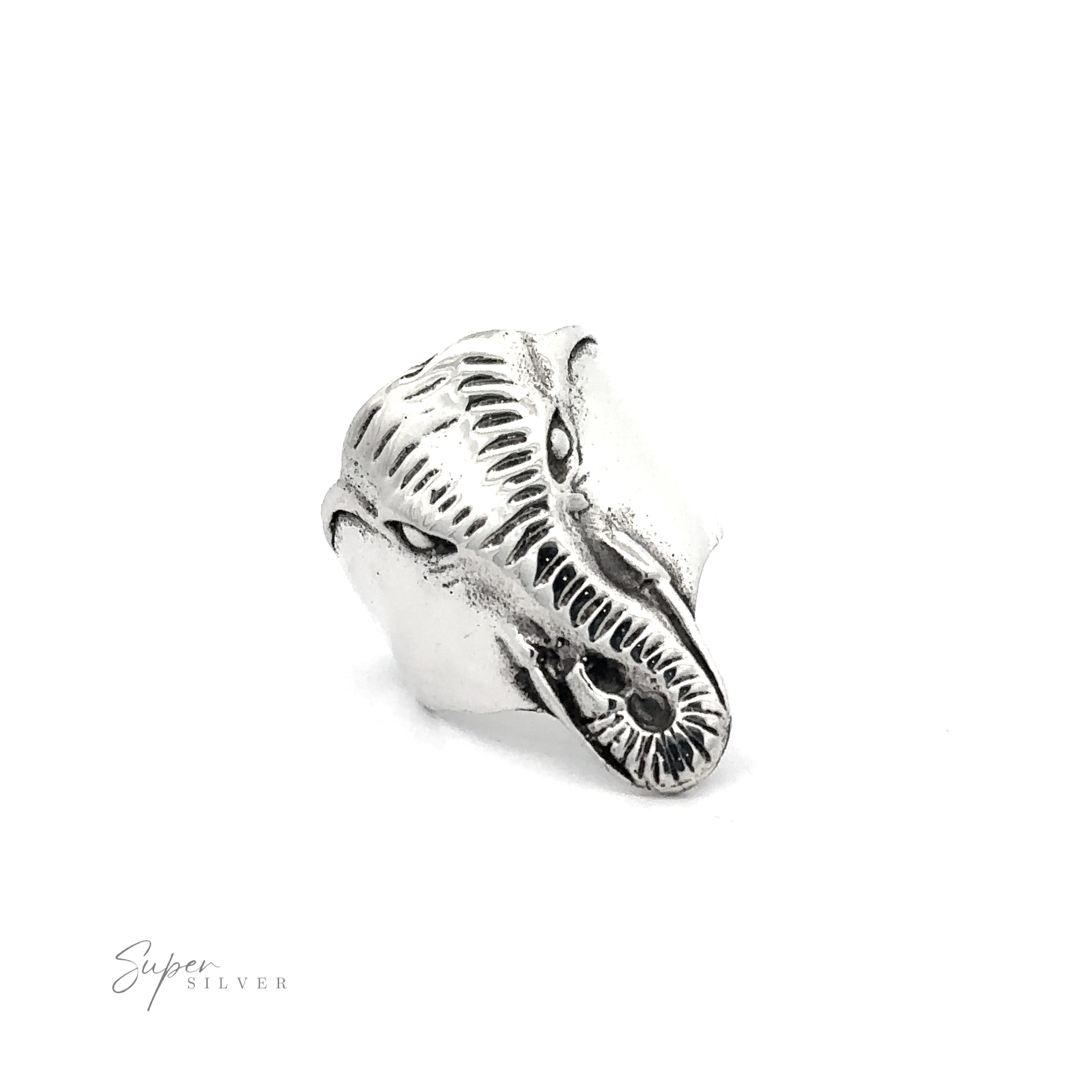 A Elephant Ring designed to resemble an elephant face.