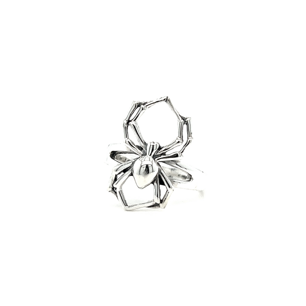 A Spindly Legged Spider Ring on a white background.