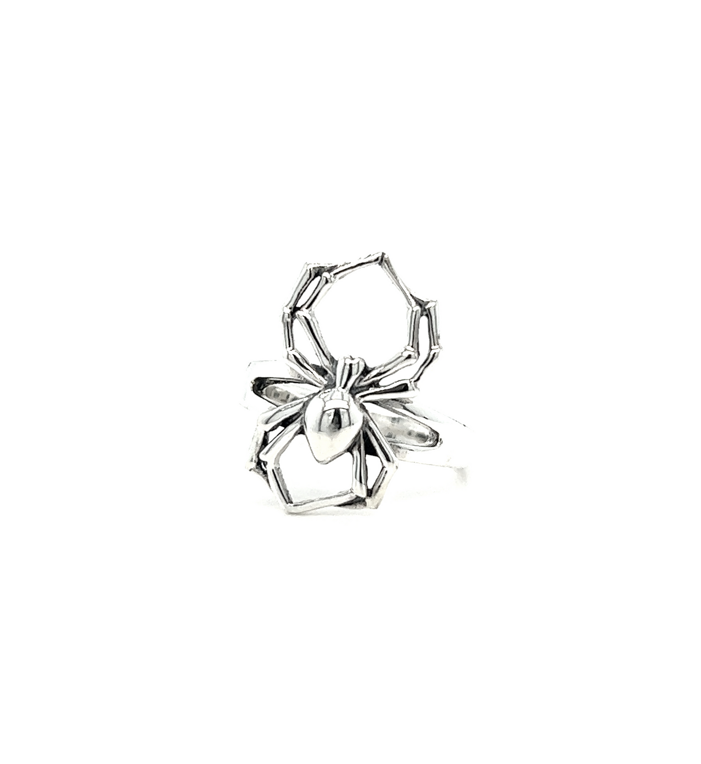 A Spindly Legged Spider Ring on a white background.