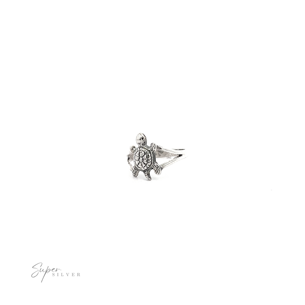 
                  
                    A Small Turtle Ring on a white background.
                  
                