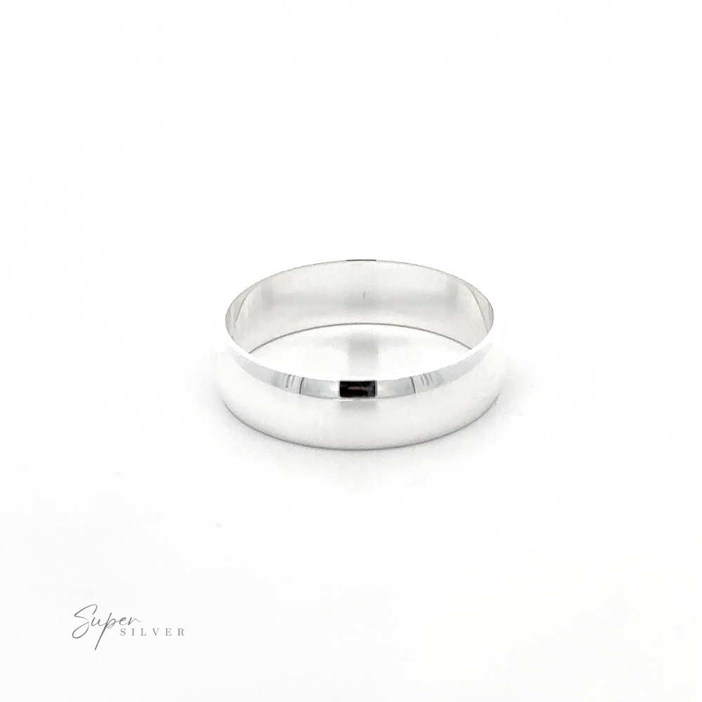 
                  
                    A 5mm Plain Band comfort ring on a white background.
                  
                