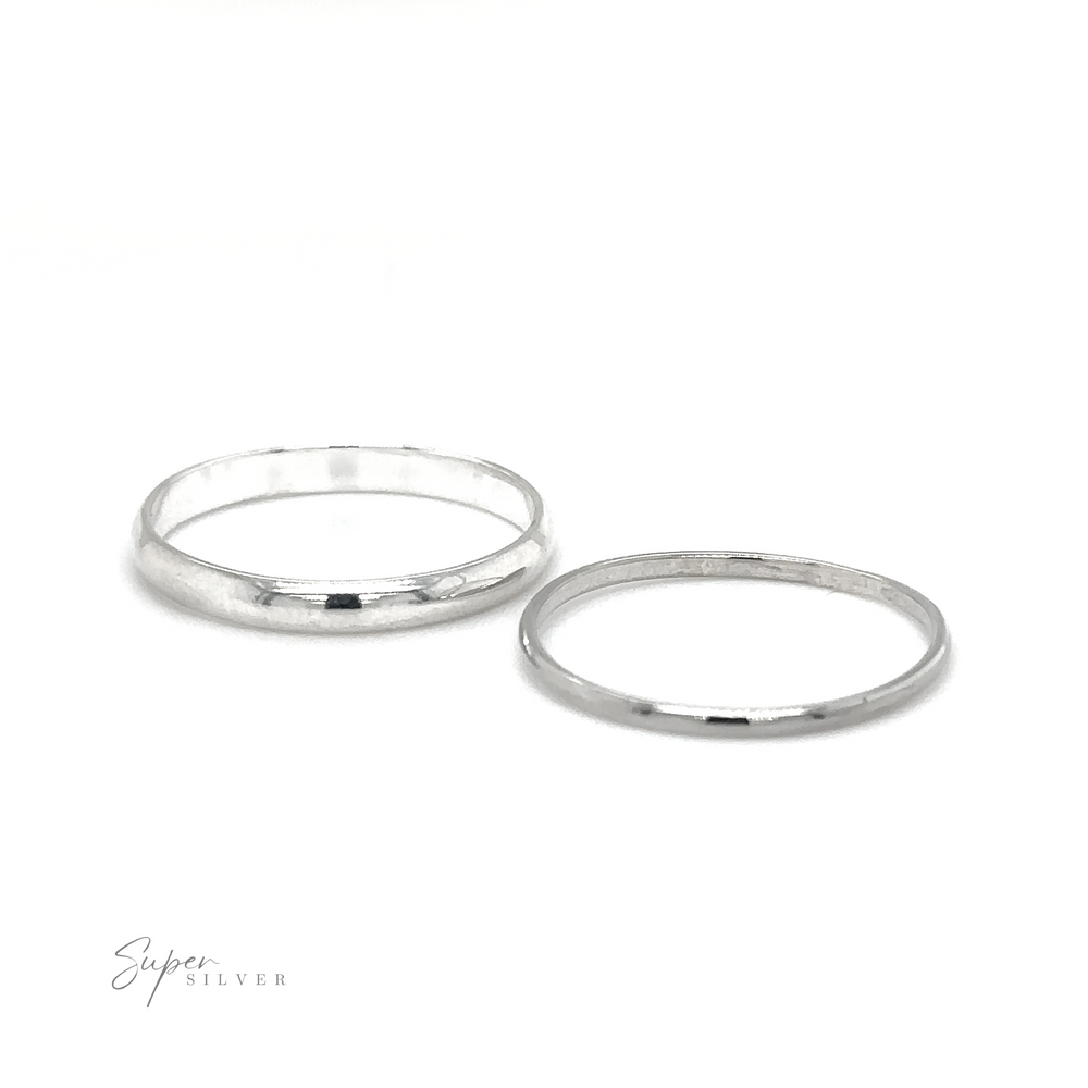 
                  
                    Two Light Weight Simple Bands on a white background.
                  
                
