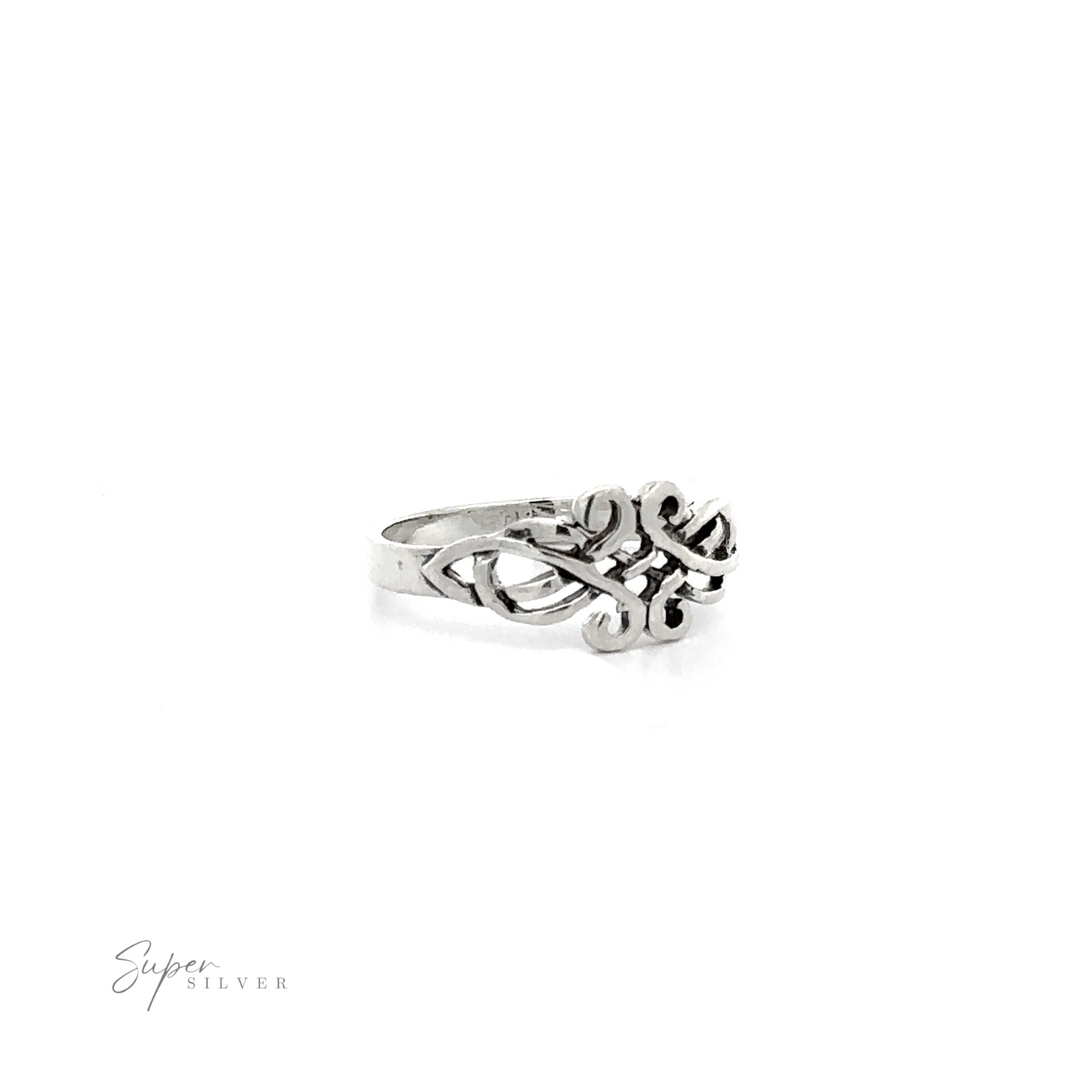 
                  
                    A Celtic Knot Ring with a Celtic knot design exuding feminine energy.
                  
                