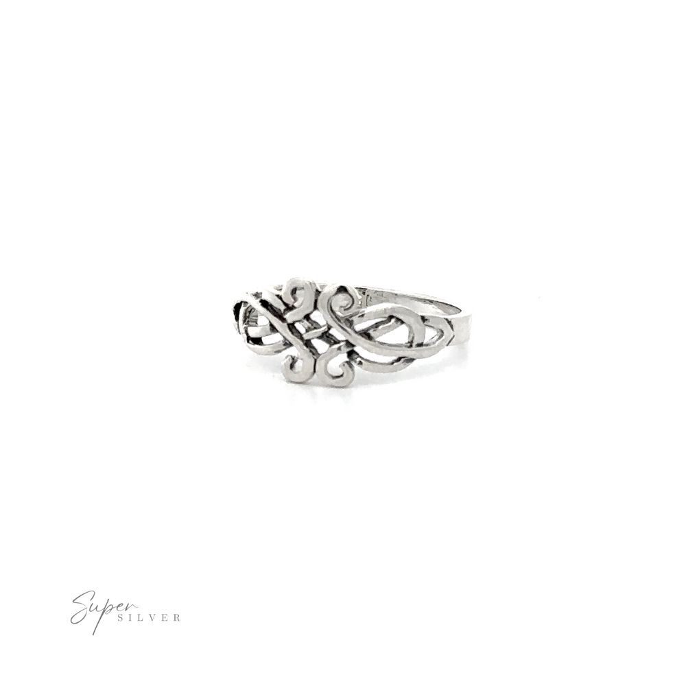 
                  
                    A sleek silver Celtic Knot Ring, symbolizing unity.
                  
                