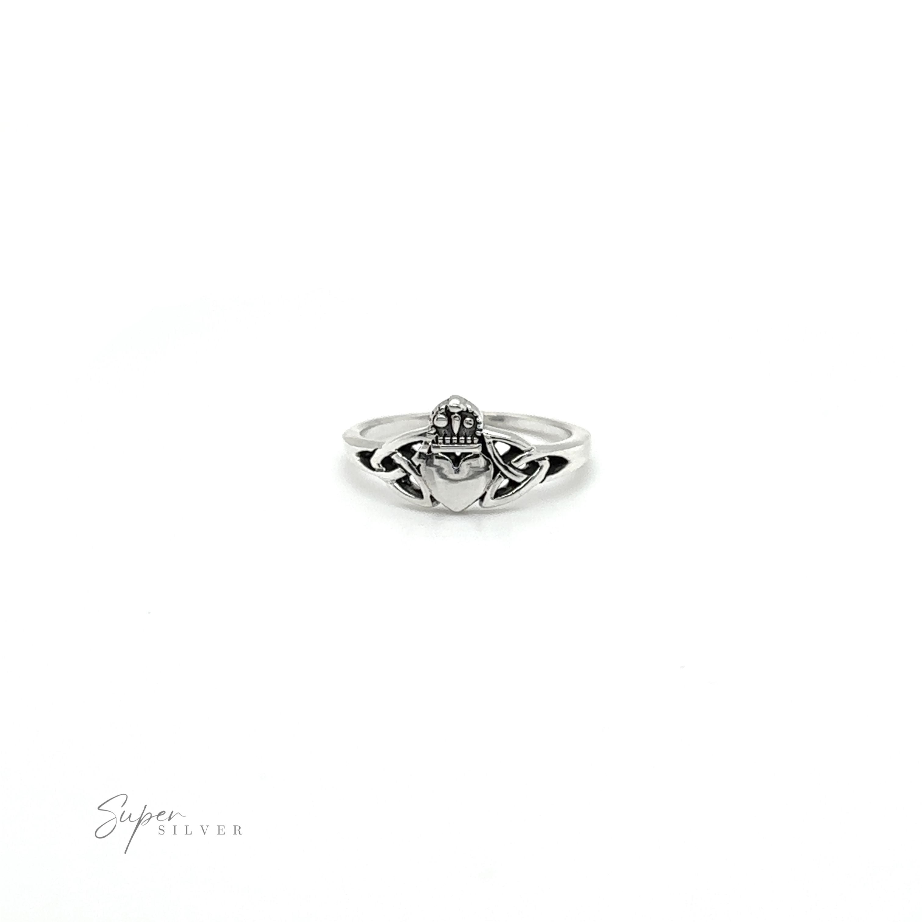 Pandora Necklace Claddagh Ring For Women 925 Sterling Silver Band