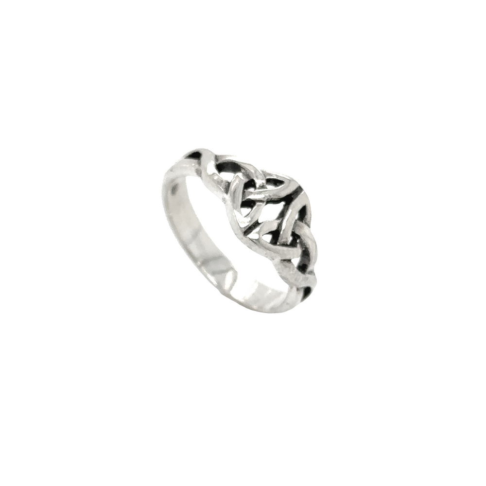 
                  
                    A Celtic Silver Ring.
                  
                