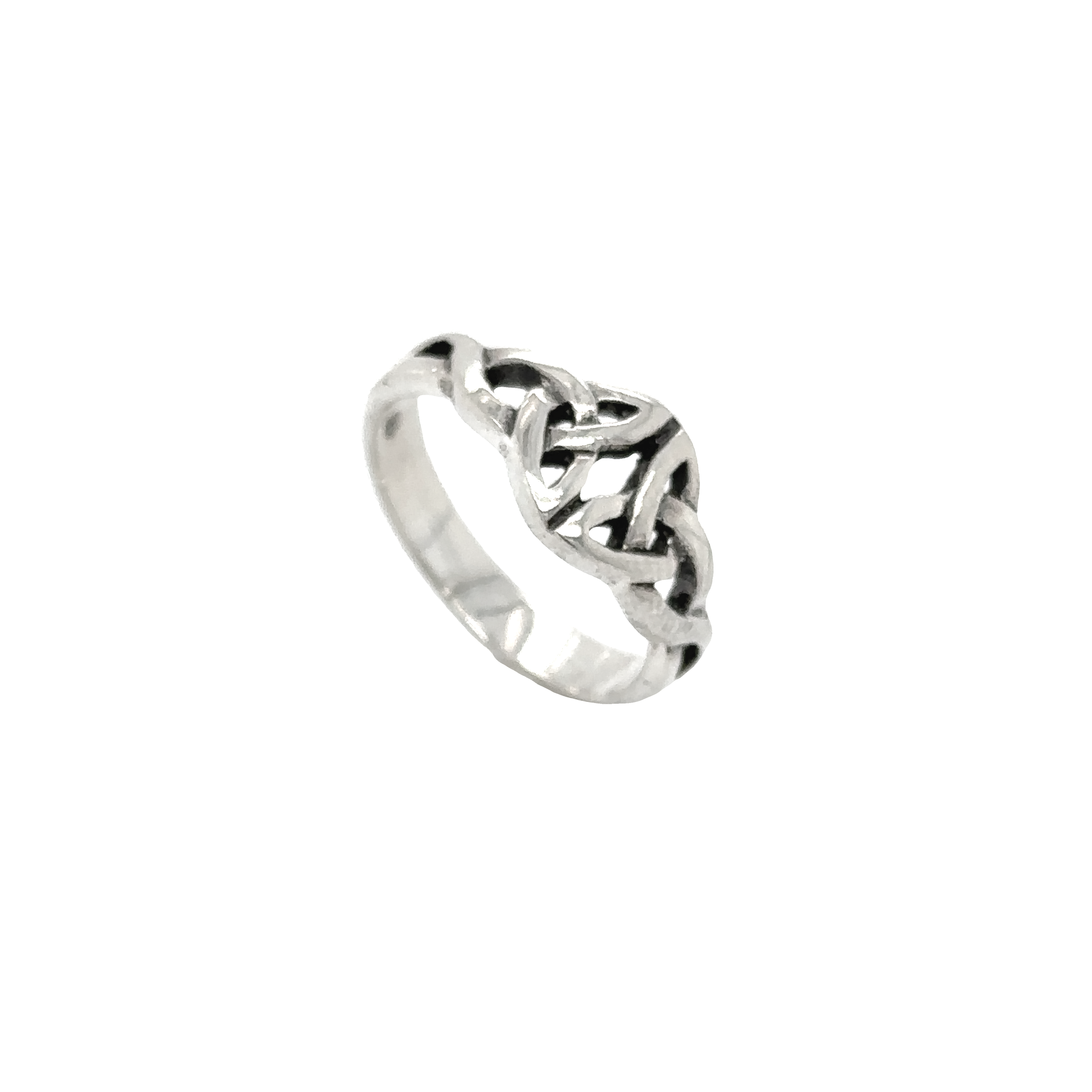 A Celtic Silver Ring.