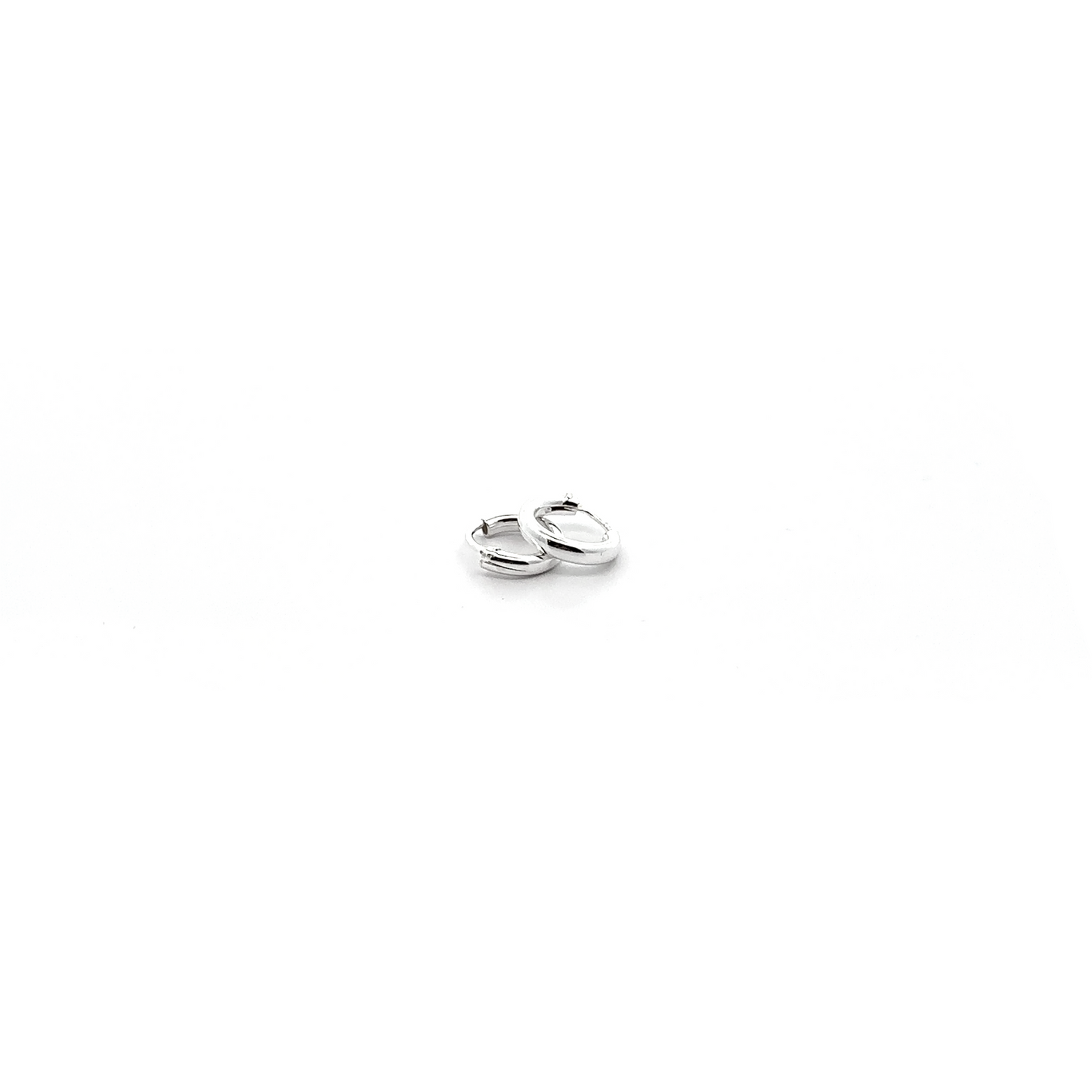 
                  
                    A versatile pair of 2mm Infinity Hoops earrings with a minimalist flair on a white background.
                  
                