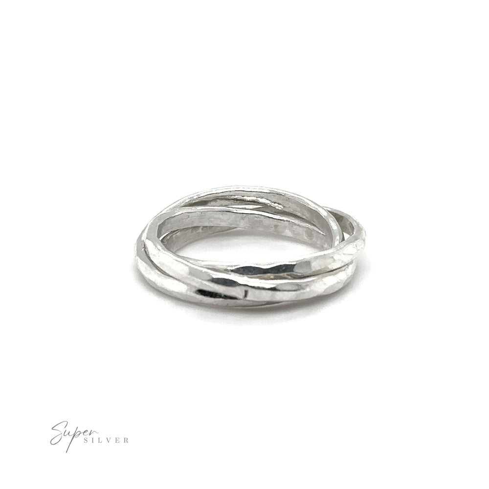 
                  
                    2mm Hammered Triple Rolling Ring.
                  
                
