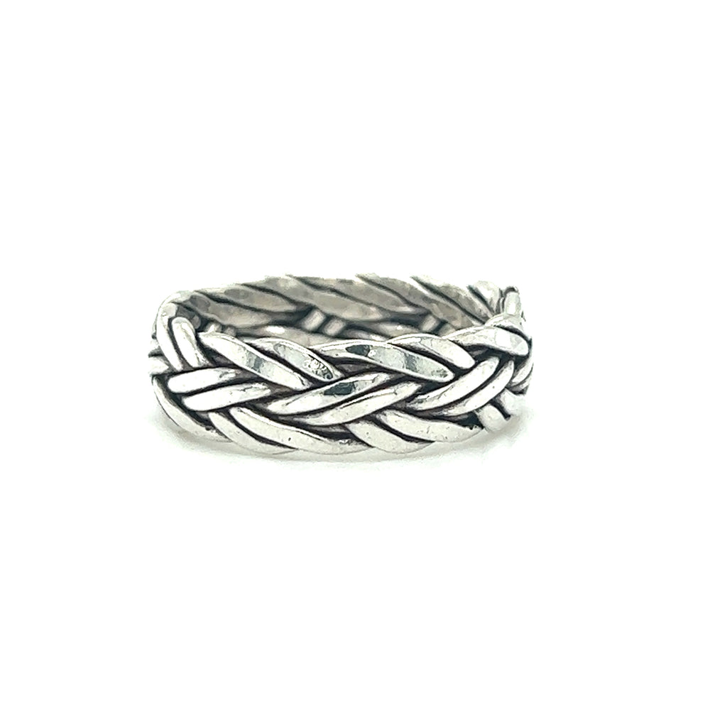 
                  
                    Thick Double Strand Braided Ring
                  
                