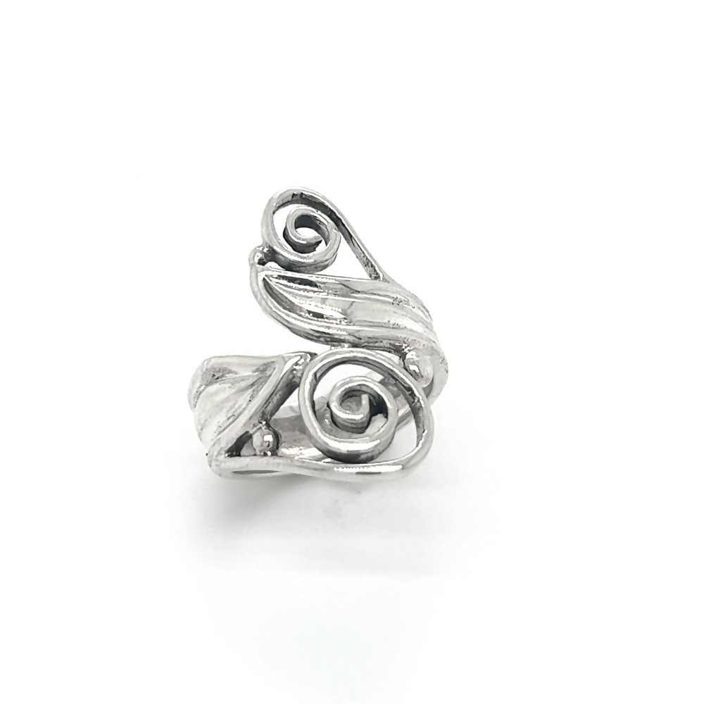 
                  
                    A bohemian style Freeform Spiral Ring, adding a touch of individuality to your look.
                  
                
