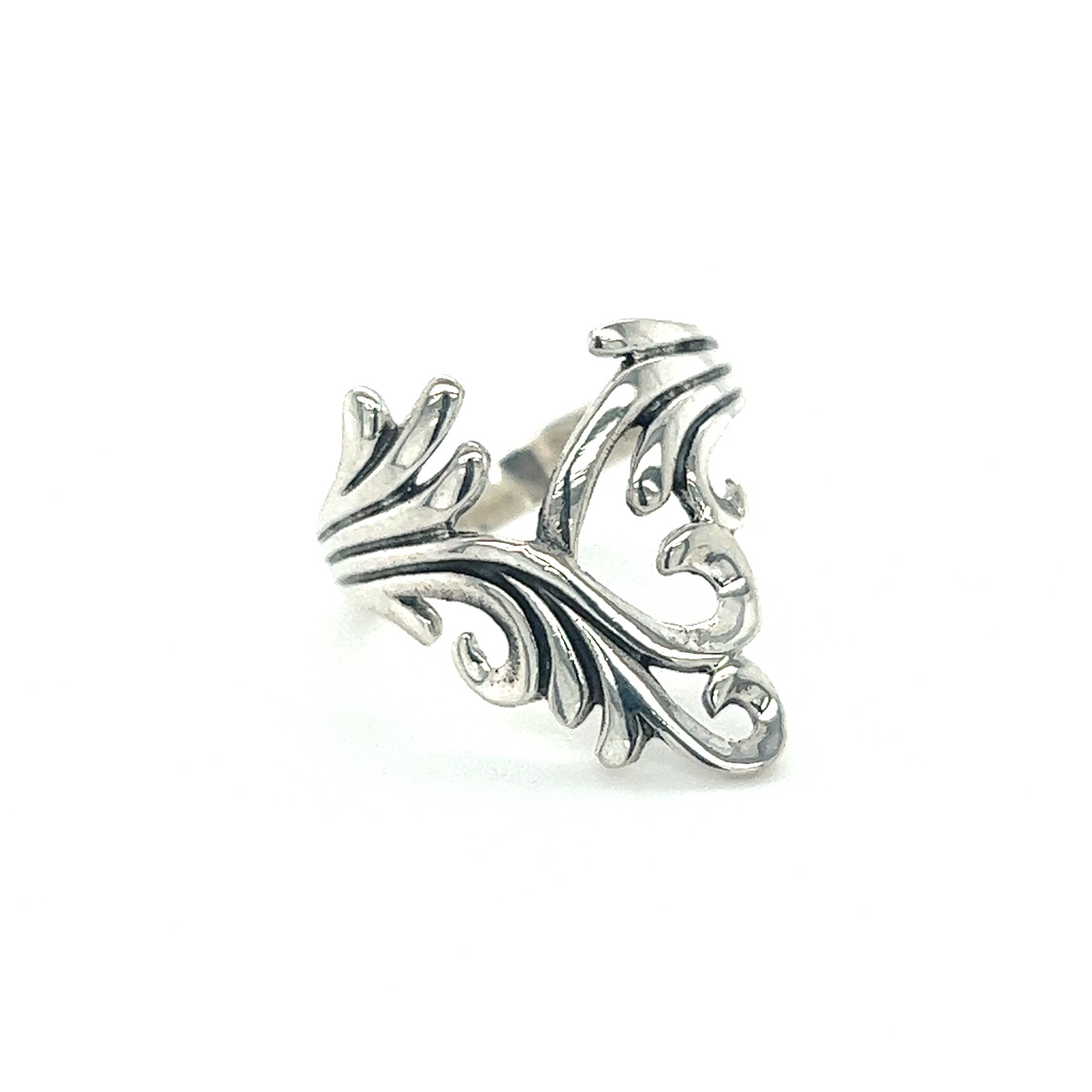 
                  
                    An elegant Super Silver Statement Freeform ring.
                  
                